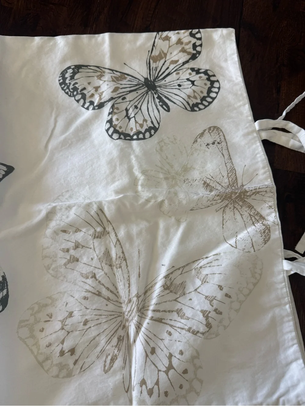 Pottery Barn Kids Rachel Zoe Butterfly Print Pillowcase and Duvet Set Full-Queen